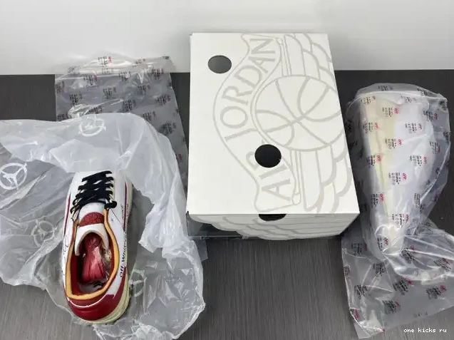 Rep Onekick 2 Retro DJ4375-106 Red White SP Off-White Low Jordan 0407